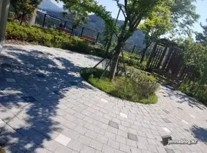 공사 후 달라진 밀양 아북산시민체육공원
